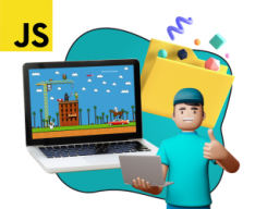 Программирование на JavaScript. Учимся создавать игры! - Школа программирования для детей, компьютерные курсы для школьников, начинающих и подростков - KIBERone г. Приозерск