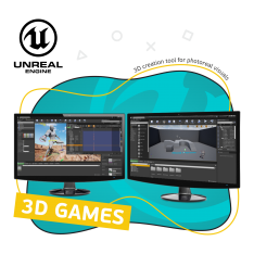 Unreal Engine 4. Игровой движок - КИБЕРшкола программирования для детей, компьютерные курсы для школьников, начинающих и подростков - KIBERone г. Приозерск