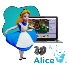 Alice 3d - КИБЕРшкола программирования для детей, компьютерные курсы для школьников, начинающих и подростков - KIBERone г. Приозерск