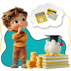 Финансовый интеллект вместе KIBERone - КИБЕРшкола программирования для детей, компьютерные курсы для школьников, начинающих и подростков - KIBERone г. Приозерск