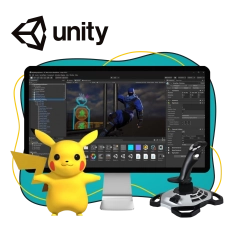 Мир игр на Unity 2D на популярном движке + AI-помощники - КИБЕРшкола программирования для детей, компьютерные курсы для школьников, начинающих и подростков - KIBERone г. Приозерск