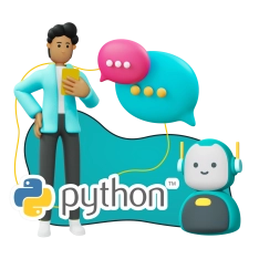 Умный чат-бот на Python на Telegram - КИБЕРшкола программирования для детей, компьютерные курсы для школьников, начинающих и подростков - KIBERone г. Приозерск
