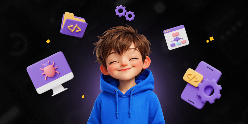 Идеальный сайт с нуля: код, дизайн и AI-помощник - КИБЕРшкола программирования для детей, компьютерные курсы для школьников, начинающих и подростков - KIBERone г. Приозерск